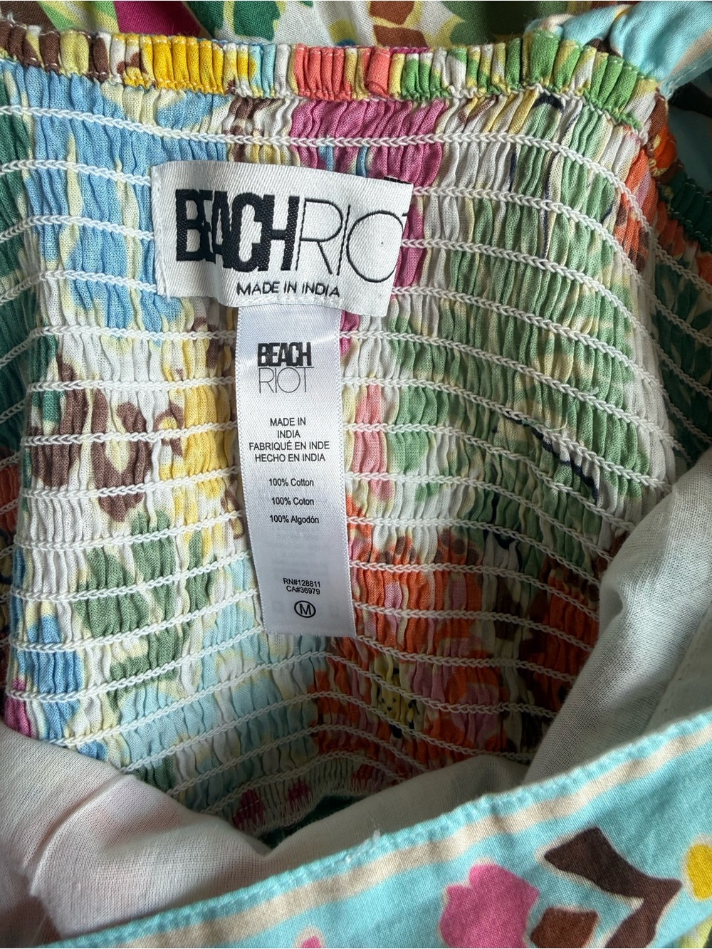 Beach Riot Charlotte Colorful Floral Maxi Dress Size Medium - Picture 14 of 14